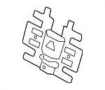 5N0881880E - Body: Lumbar Support for Volkswagen: Beetle, e-Golf, Golf, Golf Alltrack, Golf R, Golf SportWagen, GTI, Jetta, Passat, Tiguan, Tiguan Limited, Touareg Image