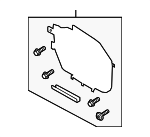 LB5Z78201B69A - : 2020-2024 Ford Police Interceptor Utility - Insert Panel for Ford: Police Interceptor Utility Image