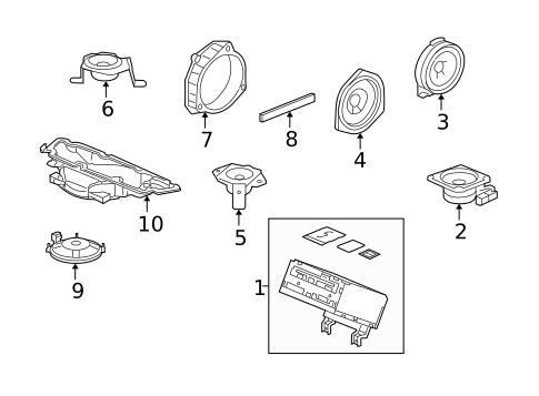 Sound System for 2010 Acura RL #0