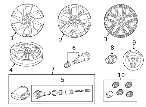 Wheels for 2020 Jaguar I-Pace #0