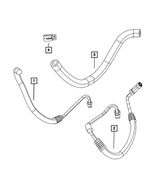 52060176AG - : Power Steering Return Hose for Mopar Image