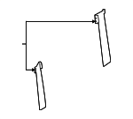 67324T5A003 - Body: Black Out Tape for Honda: Fit Image