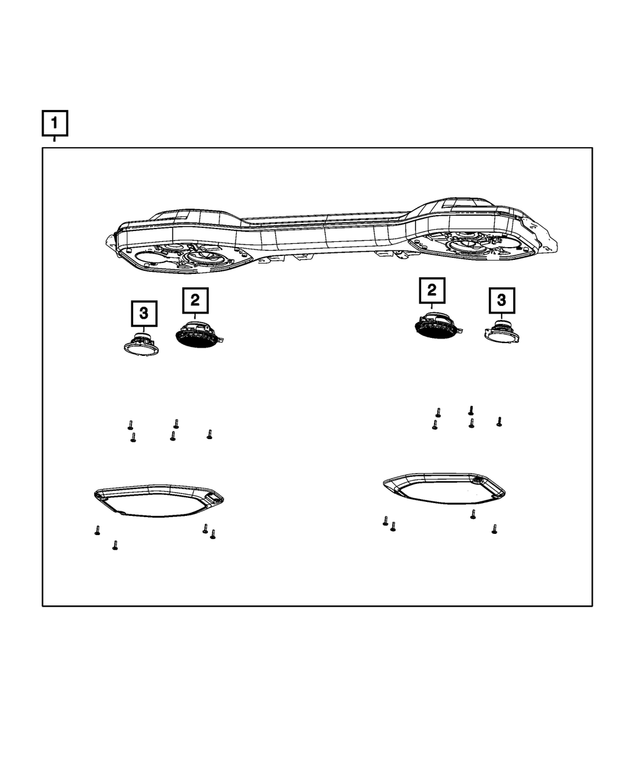 6AH08TX7AH - Electrical: Speaker Enclosure for Mopar Image image