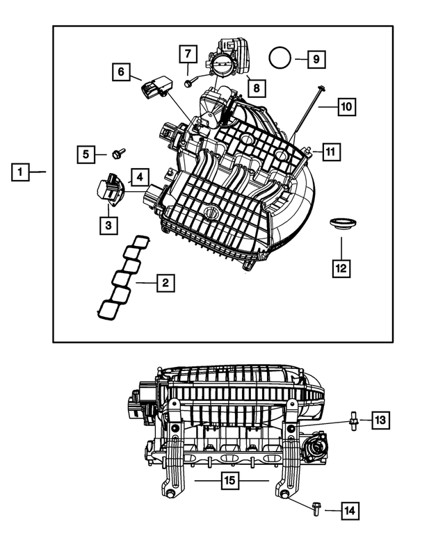 6507354AA - 4.0L Gas; Engine: Hex Head Patch Lock Bolt, Mounting for Mopar Image