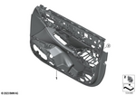 51415A93713 - Vehicle Trim: Left Front Door Trim Panel for BMW Image
