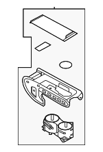 RC5Z7813562AA - : Cup Holder for Lincoln: Aviator Image