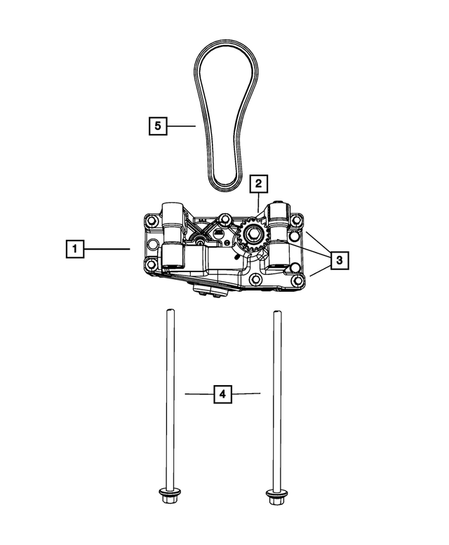 4884593AE - : Engine Oil Pump for Mopar Image