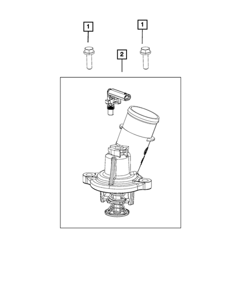 Water Pump and Related Parts for 2016 Ram 2500 #1