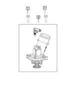 6101982 - Cooling: Hex Head Screw And Washer for Chrysler: 300, Aspen | Dodge: Challenger, Charger, Durango, Journey, Magnum, Ram 1500, Viper | Jeep: Commander, Grand Cherokee, Grand Cherokee L, Grand Wagoneer, Wagoneer, Wrangler | Ram: 1500, 1500 Classic, 2500, 3500 | SRT: Viper Image