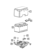 56029721AC - : Battery Shield for Mopar Image