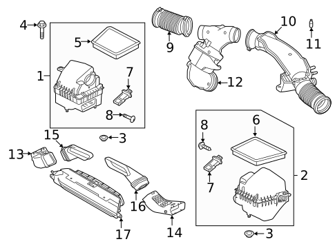 Air Intake for 2021 Land Rover Range Rover Velar #0