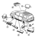 56029387AC - Electrical: Tire Pressure Monitoring Module for Mopar Image