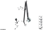 72117951753 - : Upper Belt Front Left for BMW Image
