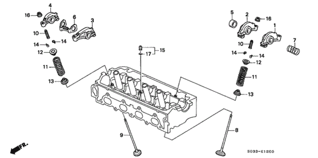 Valve - Rocker Arm for 1997 Honda Civic #0