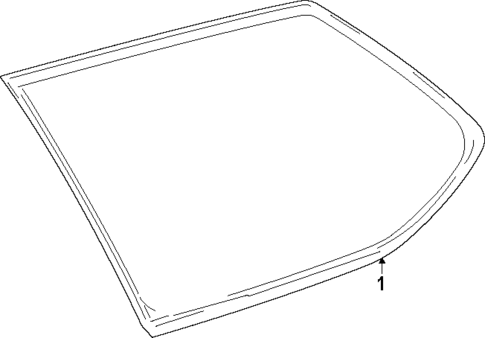 Glass & Hardware for 2025 Toyota Grand Highlander #0
