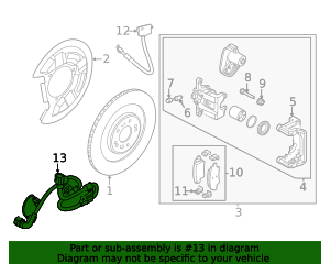 59795-CV000 - ABS Sensor 2022-2024 Kia EV6 | Kia.Parts Store