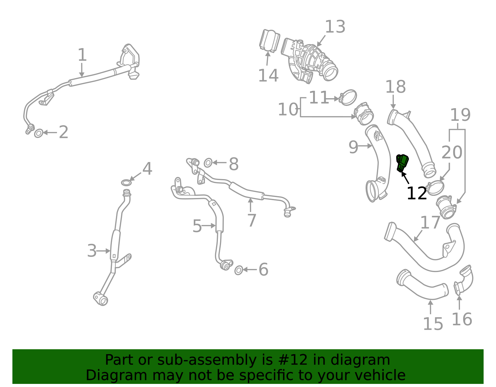 Genuine OEM Pressure Sensor | 009-153-86-28 | Fits Select