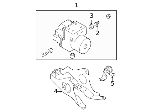 ABS Components for 2002 Subaru Legacy #0