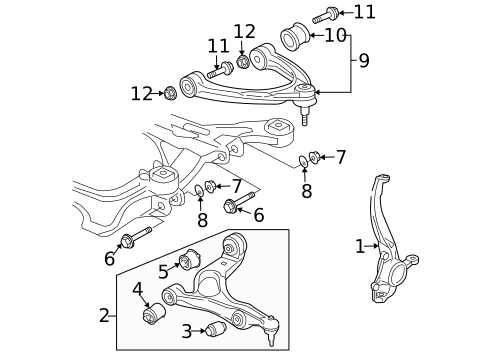 Suspension Components for 2008 Audi Q7 #1