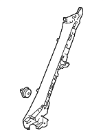 84141T43A01ZA - Body: Lock Pillar Trim for Honda Image