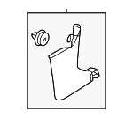 83111T20A01ZA - Body: Kick Panel Trim for Honda Image