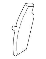 HXT500471PVJ - Body: Hinge Cover for Land Rover: LR3, LR4 Image