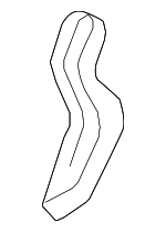 HXT500960PVJ - Body: Hinge Cover for Land Rover: LR3, LR4 Image