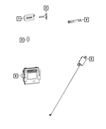 68343278AD - Electrical: Hub Receiver for Mopar Image