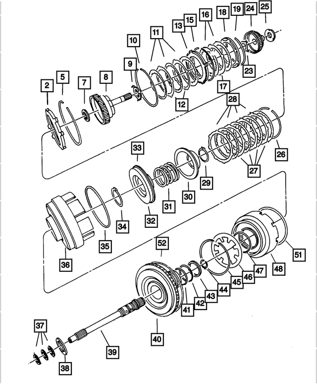 « 4659993AC – Automatic Transaxle 4 Speed : Roue Libre à Rouleaux Moyeu Et Arbre pour Mopar Image »