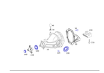2183504802 - Rear Axle: Rear Axle Differential for Mercedes-Benz Image