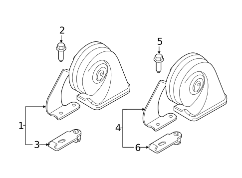 Horn for 2025 Volvo XC60 #0