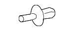 99950749740 - Cooling System: Lower Duct Rivet for Porsche: 911, Boxster, Panamera Image