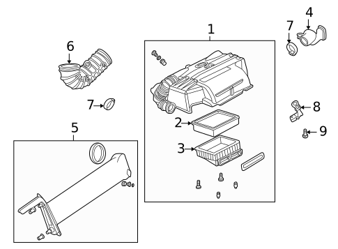 Air Intake for 2005 Land Rover Freelander #0