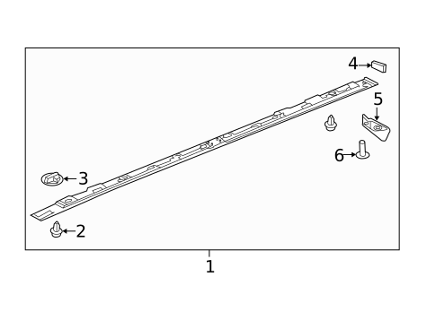Exterior Trim - Pillars for 2019 Mazda 6 #0