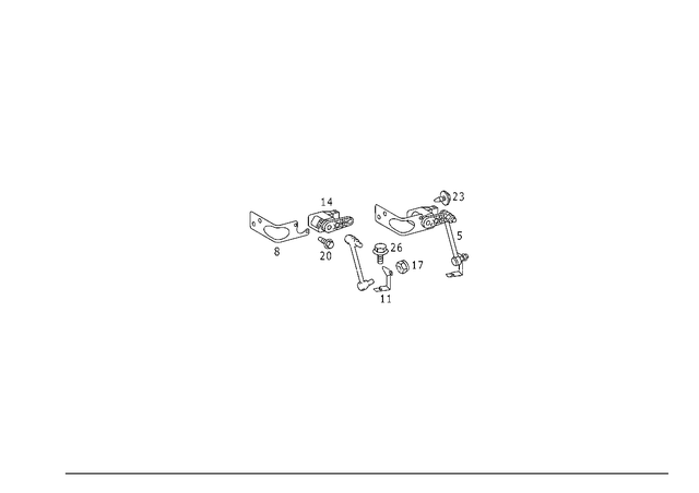 1633200389 - Front Axle: Rod for Mercedes-Benz Image image