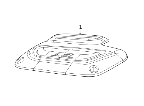 Engine Appearance Cover for 2022 Chrysler Pacifica #0