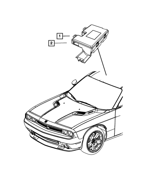 Keys, Modules and Engine Controllers for 2014 Dodge Challenger #5