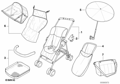 Interior Equipment Components for 2005 BMW X5 3.0i #23