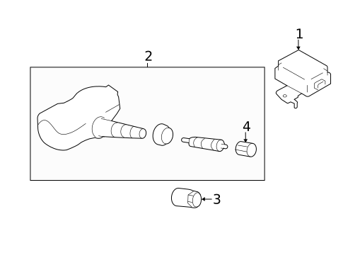 Tire Pressure Monitor Components for 2016 Subaru BRZ #0