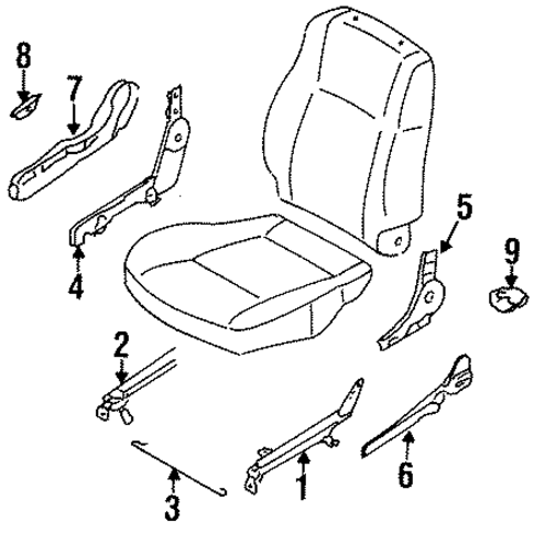 Tracks & Components for 1998 Nissan Sentra #0