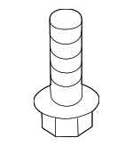 90102STKA00 - Body: Upper Molding Bolt for Honda: Accord, Civic, Clarity, CR-V, Fit, HR-V, Insight, Odyssey, Pilot Image
