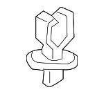 90672SNAA01 - Body: Support Rod Holder for Honda: Civic, Fit, HR-V, Insight, Odyssey Image