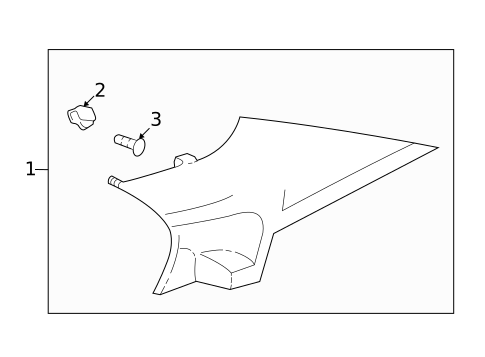 Interior Trim - Quarter Panels for 2000 Cadillac Seville #0