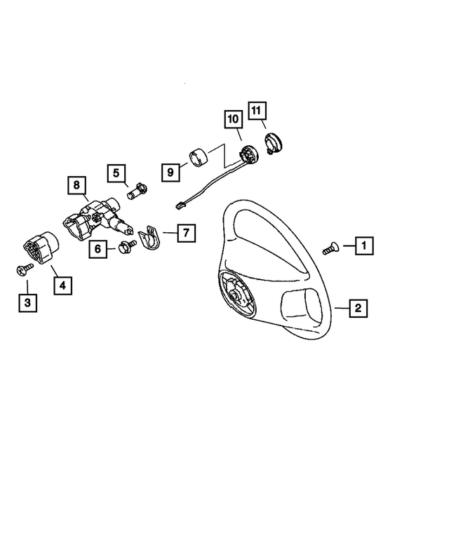 5098200AA - : Steering Wheel Transponder for Mopar Image