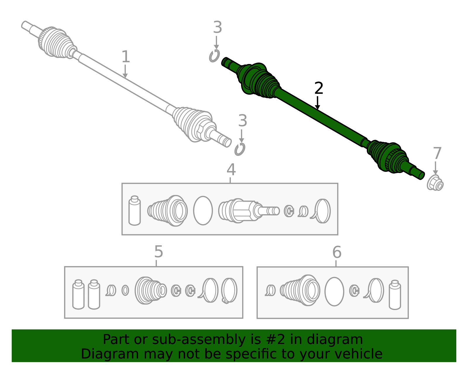 RTA4-25-60XA - Axle Assembly 2016-2023 Mazda CX-9 | Mazda-Parts