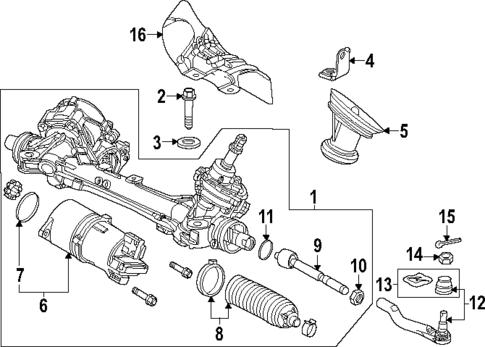 Steering Gear & Linkage for 2024 Honda CR-V #0