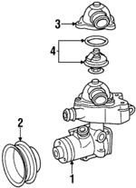 1042000005 - : Pulley for Mercedes-Benz Image