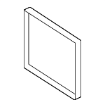 1K0820080 - HVAC: Evaporator Assembly Gasket for Volkswagen: CC, Eos, Golf, Golf R, GTI, Jetta, Passat, R32, Rabbit, Tiguan, Tiguan Limited Image