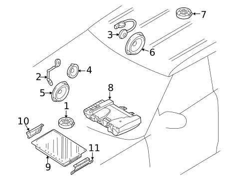 Sound System for 2012 Land Rover Range Rover Evoque #1