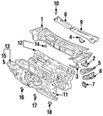 5570007010 - Body: Cowl Panel for Toyota: Avalon Image